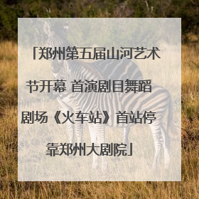 郑州第五届山河艺术节开幕 首演剧目舞蹈剧场《火车站》首站停靠郑州大剧院