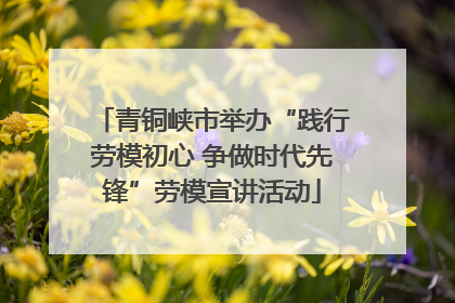 青铜峡市举办“践行劳模初心 争做时代先锋”劳模宣讲活动
