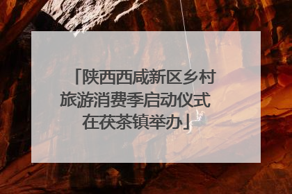 陕西西咸新区乡村旅游消费季启动仪式在茯茶镇举办