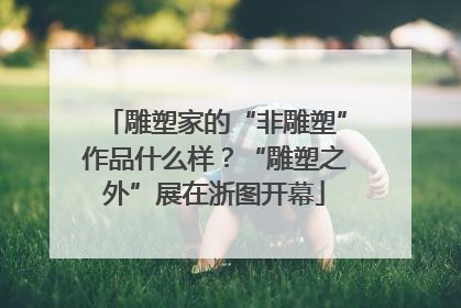 雕塑家的“非雕塑”作品什么样？“雕塑之外”展在浙图开幕