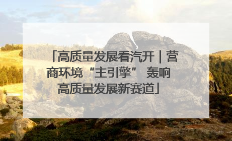 高质量发展看汽开｜营商环境“主引擎” 轰响高质量发展新赛道