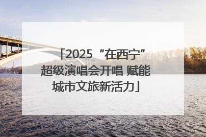 2025“在西宁”超级演唱会开唱 赋能城市文旅新活力