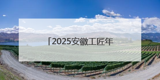2025安徽工匠年度人物发布仪式举行