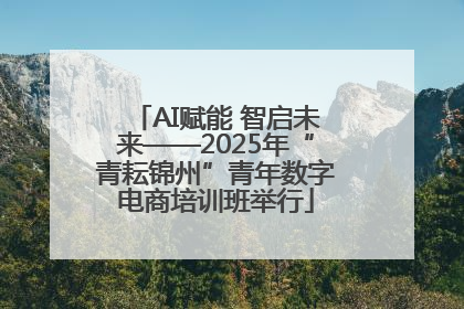 AI赋能 智启未来——2025年“青耘锦州”青年数字电商培训班举行